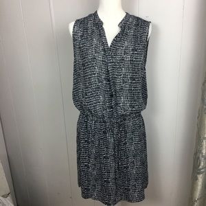 Hilary Ridley size 8 dress black and white